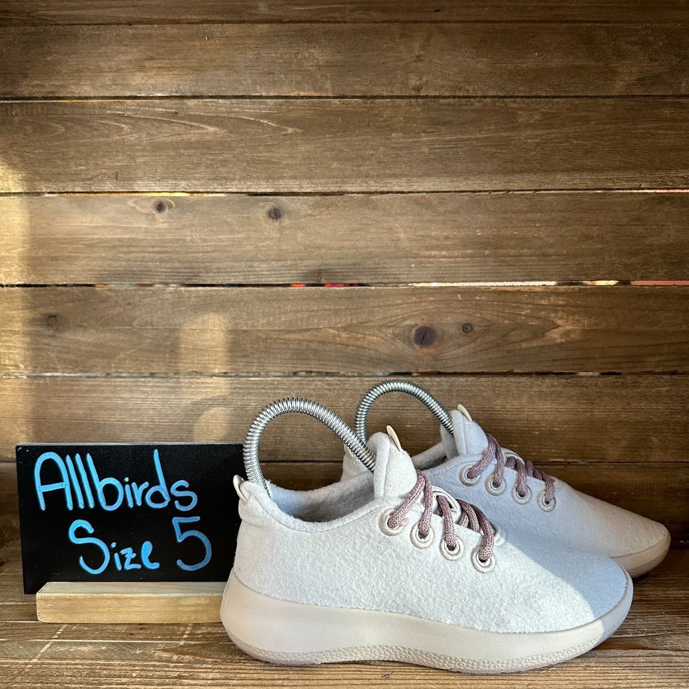 New Womens Allbirds Wool Runner Mizzle Gray Athletic Shoes Sneakers Size 5 M